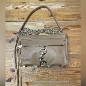 Rebecca Minkoff Mini Mac Tan Leather Crossbody Bag